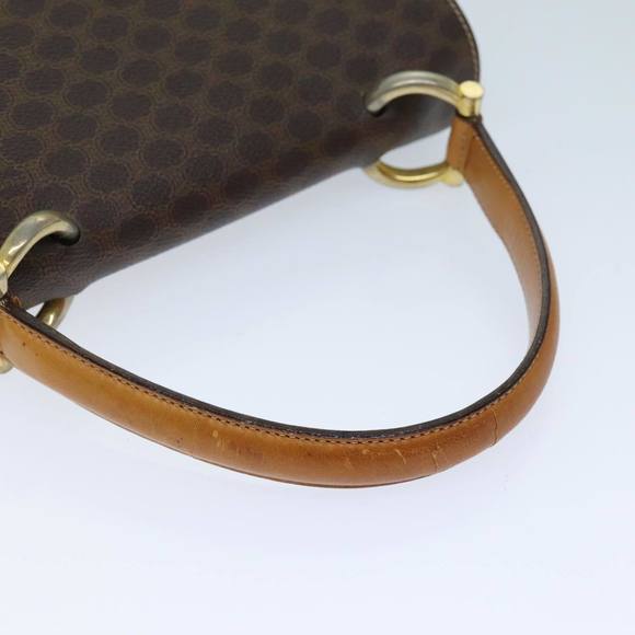 CELINE Macadam Canvas Hand Bag PVC Brown Auth 73012 - Picture 7 of 16